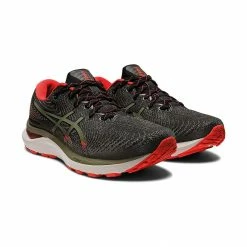 Asics Gel-Cumulus 24 TR Trailschuhe Herren Schwarz - Grün - Rot