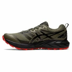 Asics Gel-Sonoma 6 G-TX Trailschuhe Herren Grün - Rot - Schwarz -Sidas Shop Asics Gel Sonoma 6 G TX Trailrunningschoen Heren 3 2210140906