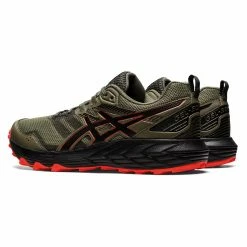 Asics Gel-Sonoma 6 G-TX Trailschuhe Herren Grün - Rot - Schwarz -Sidas Shop Asics Gel Sonoma 6 G TX Trailrunningschoen Heren 4 2210140906