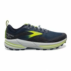 Brooks Cascadia 16 Trailschuhe Herren Dunkelblau - Schwarz - Gelb