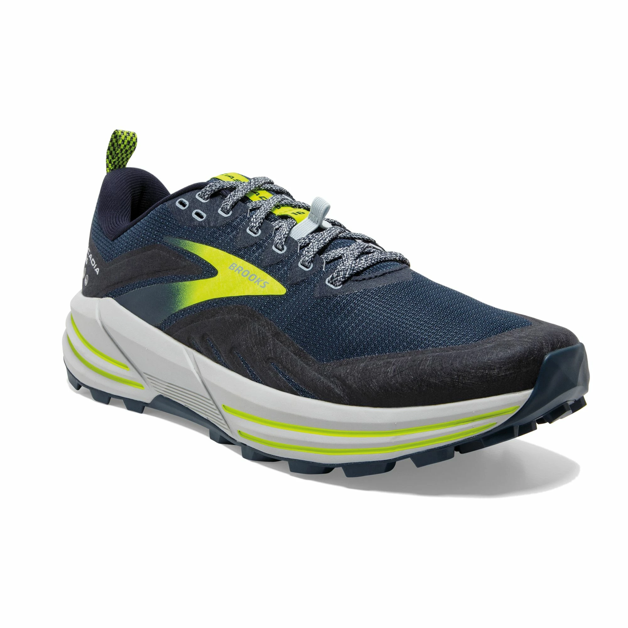 Brooks Cascadia 16 Trailschuhe Herren Dunkelblau - Schwarz - Gelb 4 Brooks Cascadia 16 Trailschuhe Herren Dunkelblau - Schwarz - Gelb – Bild 2