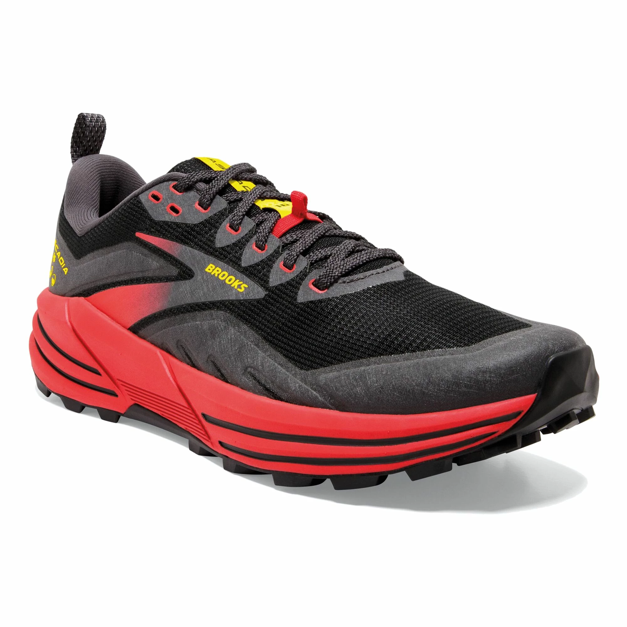 Brooks Cascadia 16 Trailschuhe Herren Grau - Schwarz - Rot 4 Brooks Cascadia 16 Trailschuhe Herren Grau - Schwarz - Rot – Bild 2