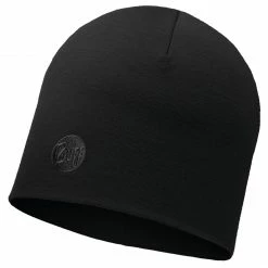 Buff Heavyweight Merino Hat Schwarz