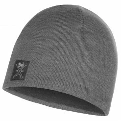 Buff Knitted & Polar Mütze Grau
