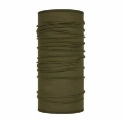 Buff Lightweight Merino Halswärmer Senior Olivgrün