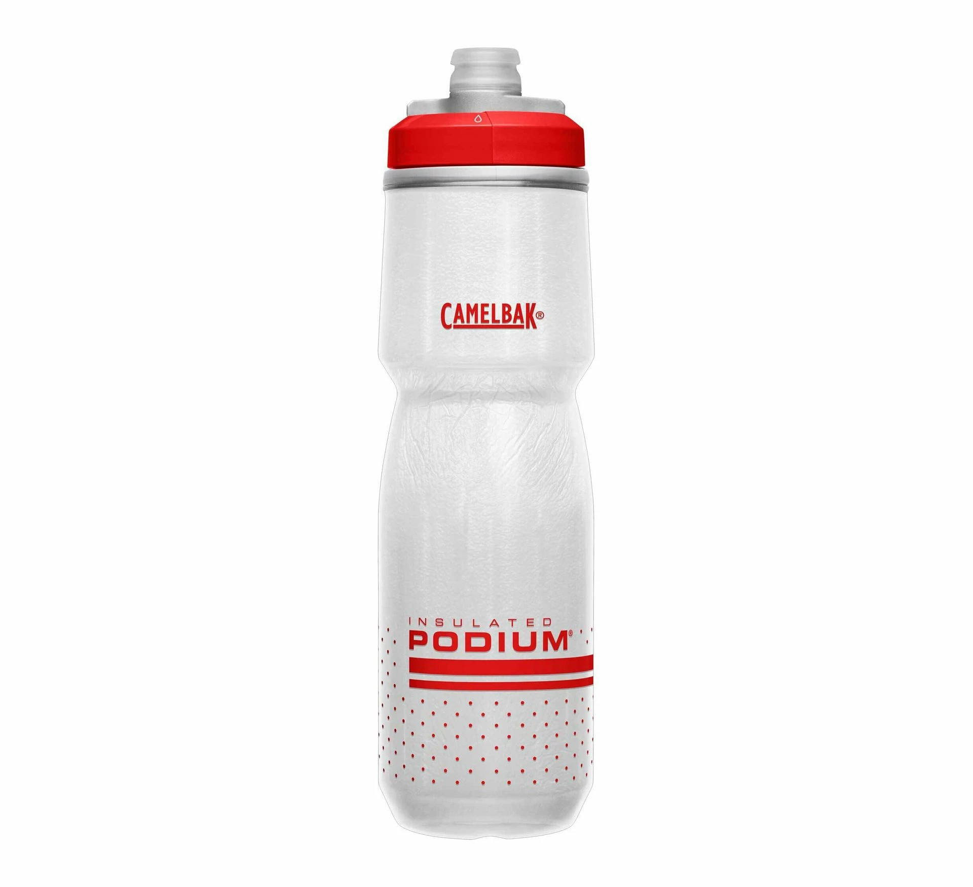 Camelbak Podium Chill 710ml Trinkflasche Weiß - Rot 3 Camelbak Podium Chill 710ml Trinkflasche Weiß - Rot