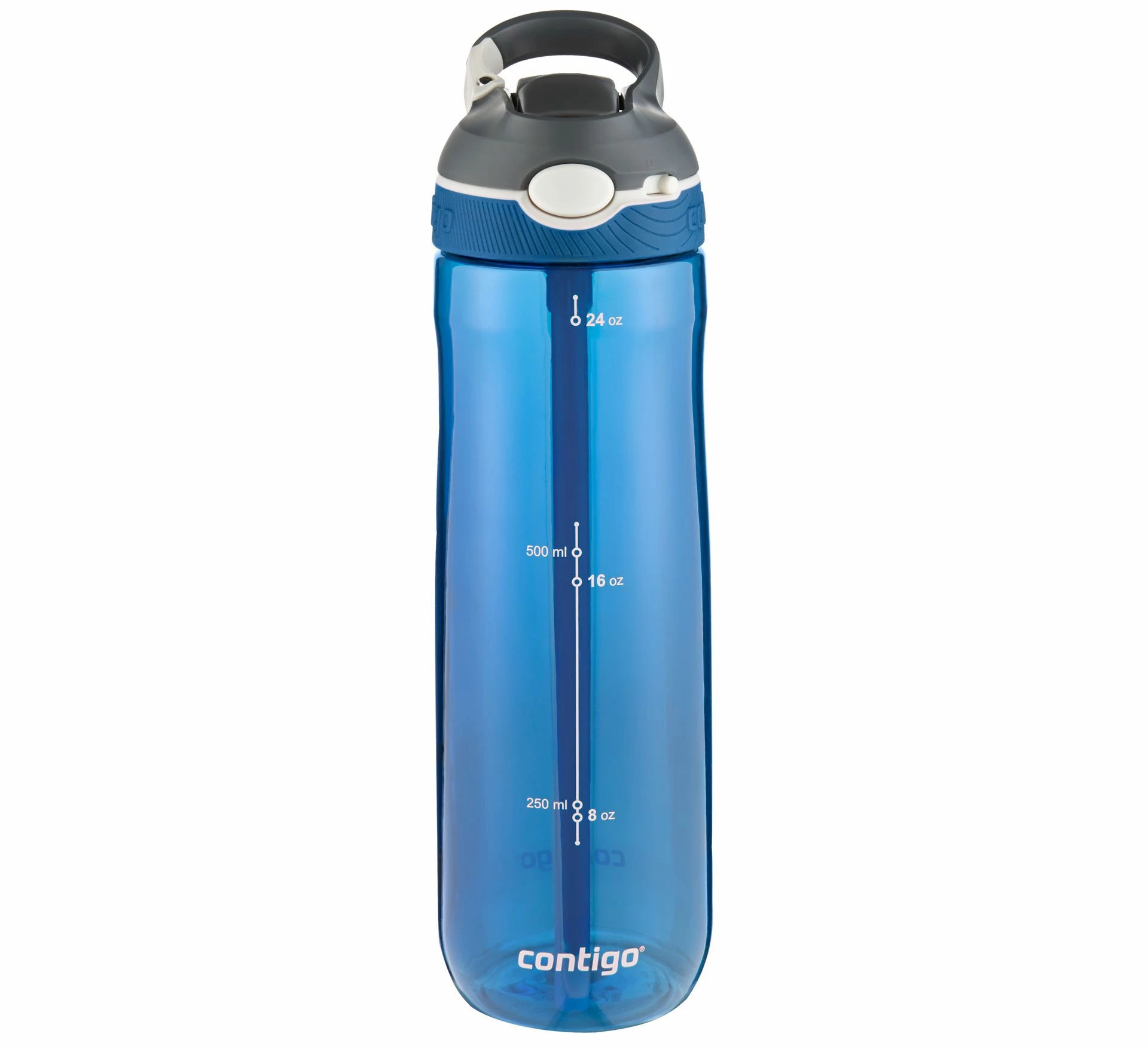 Contigo Ashland Trinkflasche Blau - Grau 5 Contigo Ashland Trinkflasche Blau - Grau – Bild 3
