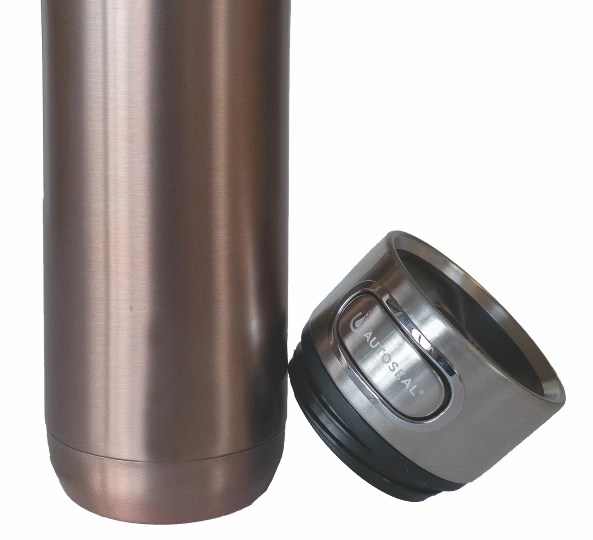 Contigo Luxe Thermobecher Braun - Silber 5 Contigo Luxe Thermobecher Braun - Silber – Bild 3