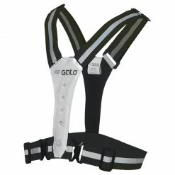 Gato LED Safer Sport USB Schutzweste Grau - Silber - Schwarz