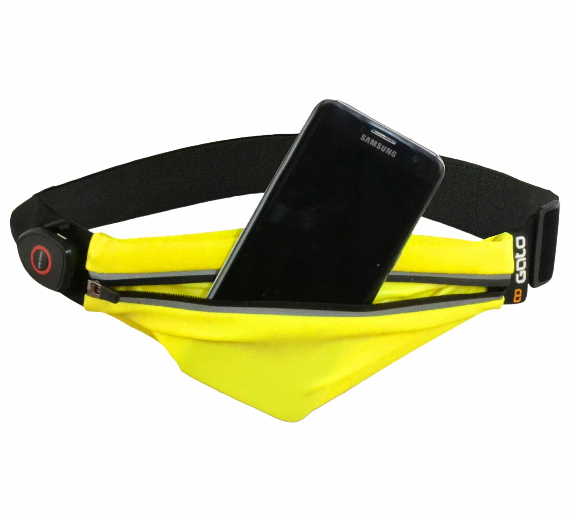 Gato Waterproof USB LED Belt Bauchtasche Gelb - Schwarz 5 Gato Waterproof USB LED Belt Bauchtasche Gelb - Schwarz – Bild 3