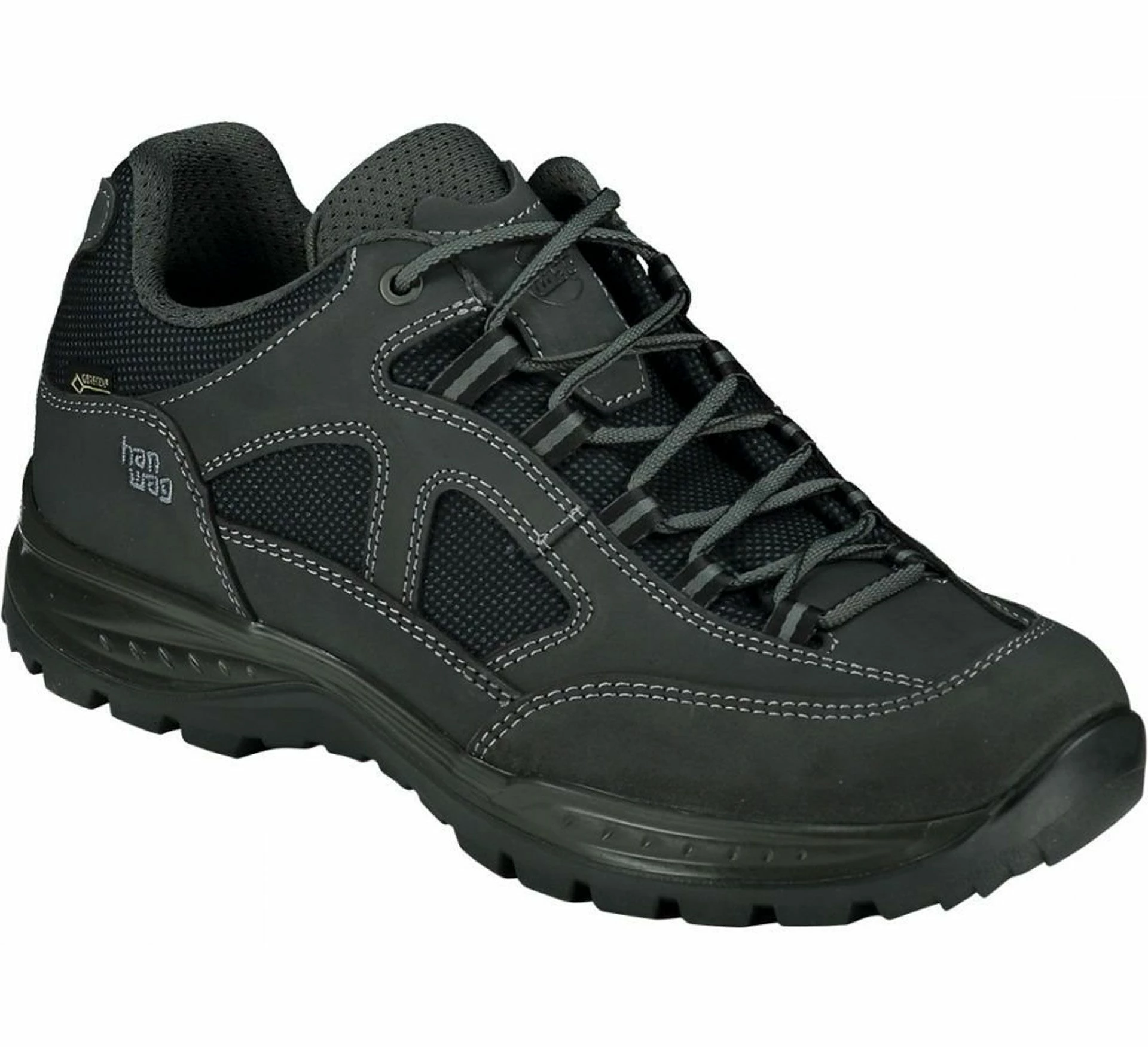 Hanwag Gritstone II Wide GTX Wanderschuh Herren Dunkelgrau - Schwarz 4 Hanwag Gritstone II Wide GTX Wanderschuh Herren Dunkelgrau - Schwarz – Bild 2