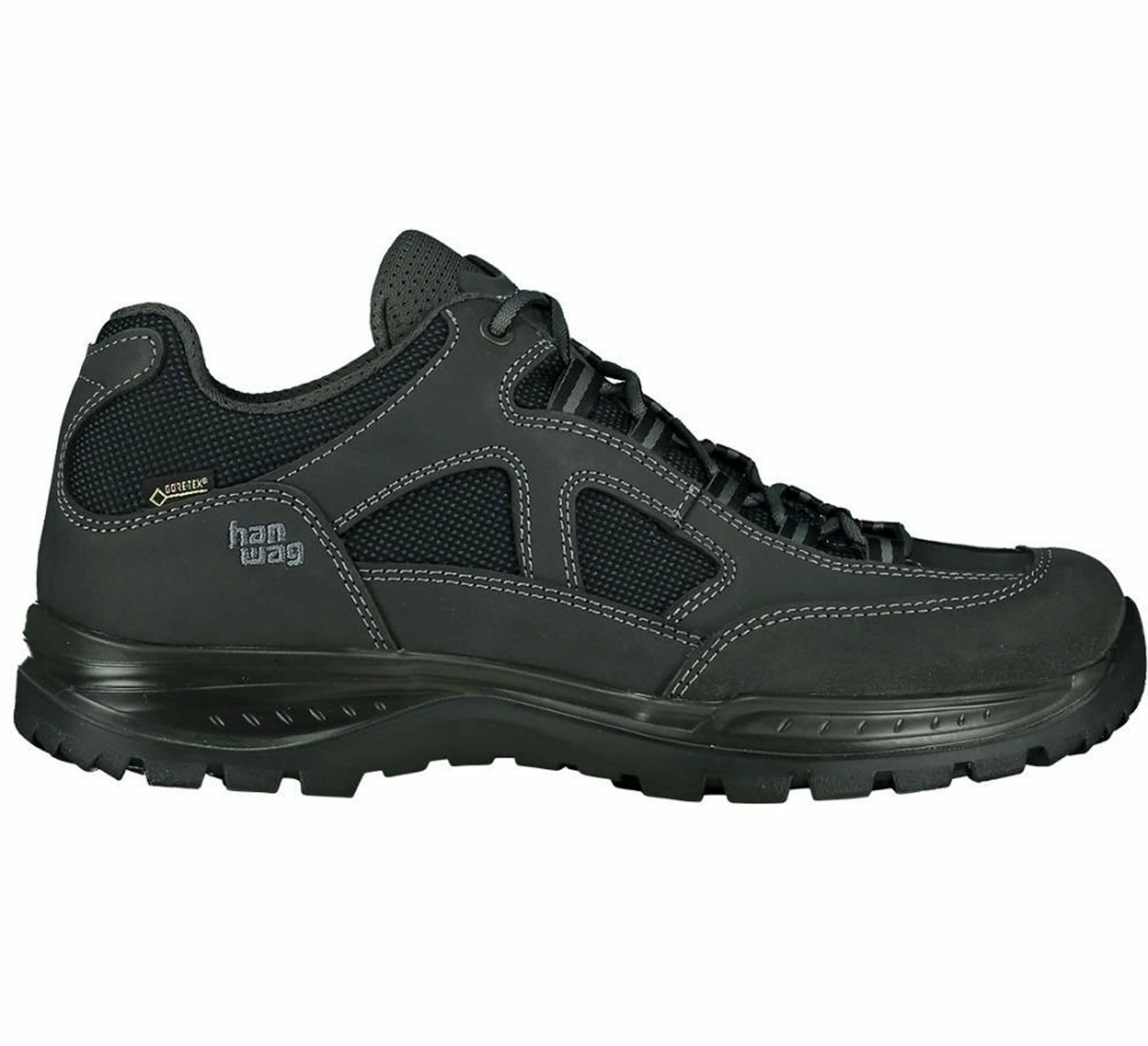 Hanwag Gritstone II Wide GTX Wanderschuh Herren Dunkelgrau - Schwarz 3 Hanwag Gritstone II Wide GTX Wanderschuh Herren Dunkelgrau - Schwarz