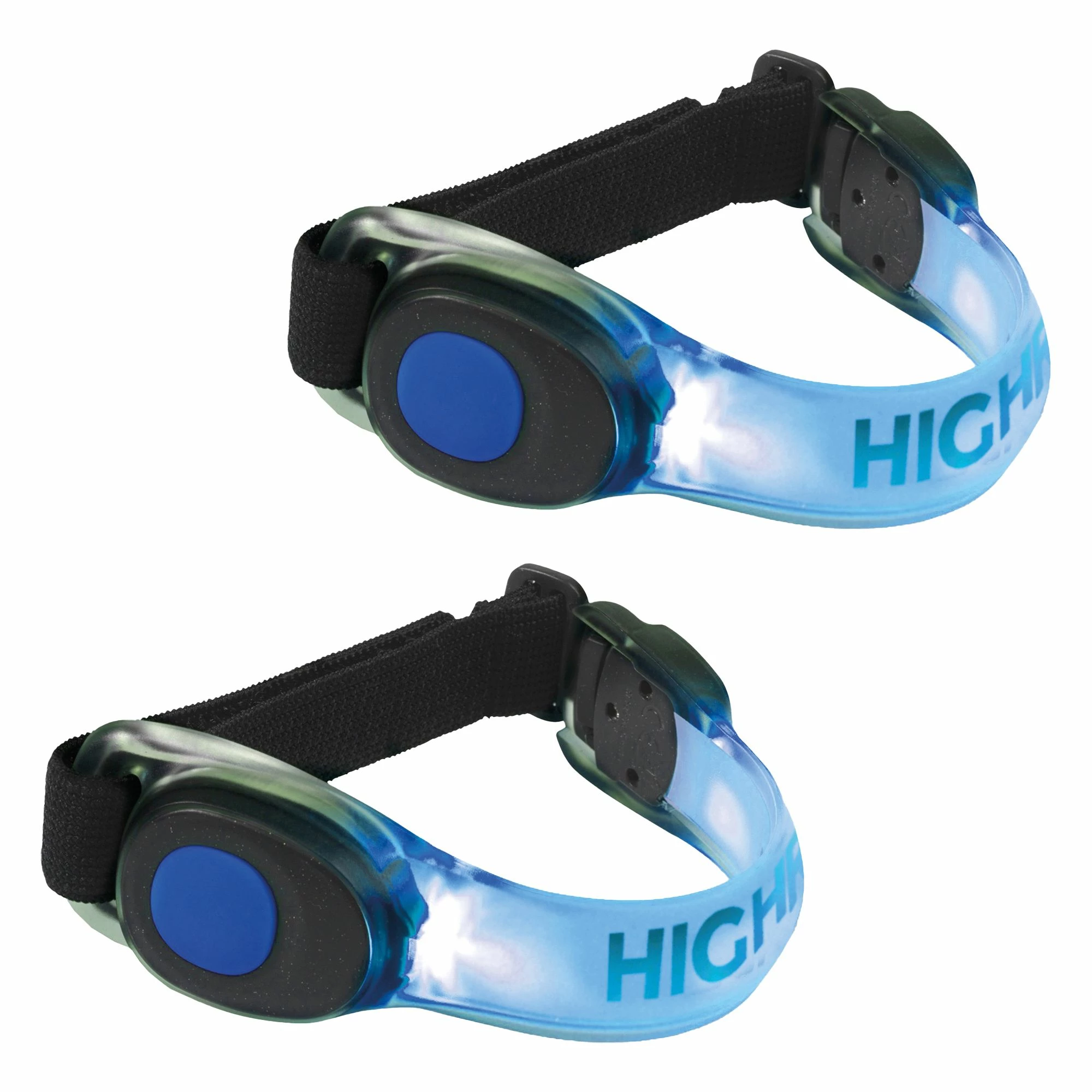 Highroad Neon LED Band (Doppelpack) Weiß - Schwarz - Blau 3 Highroad Neon LED Band (Doppelpack) Weiß - Schwarz - Blau