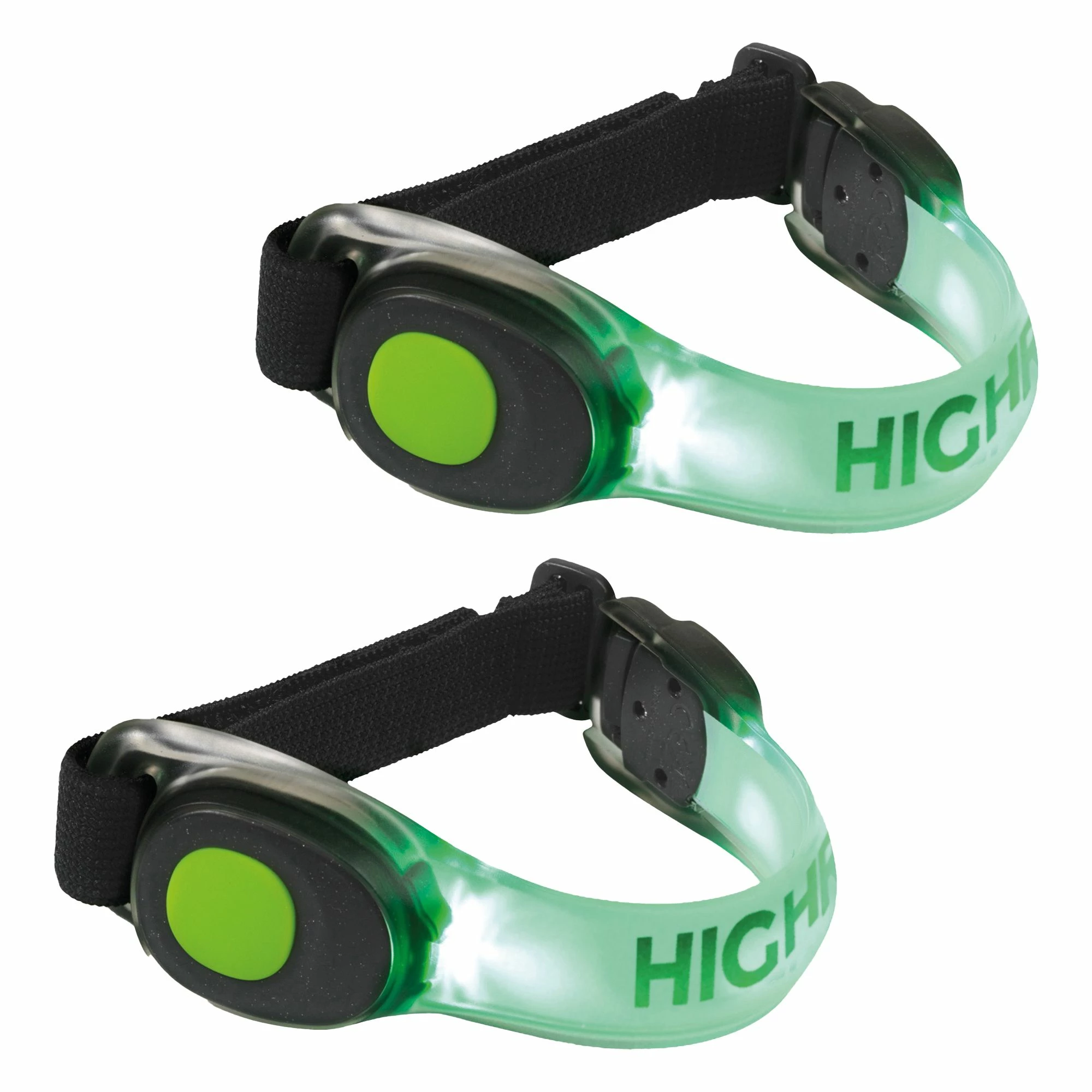 Highroad Neon LED Band (Doppelpack) Weiß - Schwarz - Grün 3 Highroad Neon LED Band (Doppelpack) Weiß - Schwarz - Grün