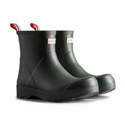 Hunter Original Play Short Gummistiefel Herren Dunkelgrün