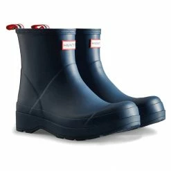 Hunter Original Play Short Gummistiefel Herren Dunkelblau