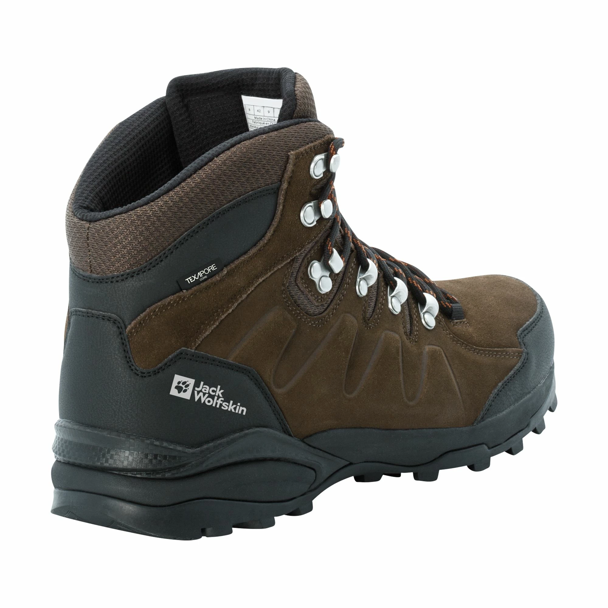 Jack Wolfskin VRefugio Texapore Mid Wanderschuhe Herren Braun 5 Jack Wolfskin VRefugio Texapore Mid Wanderschuhe Herren Braun – Bild 3