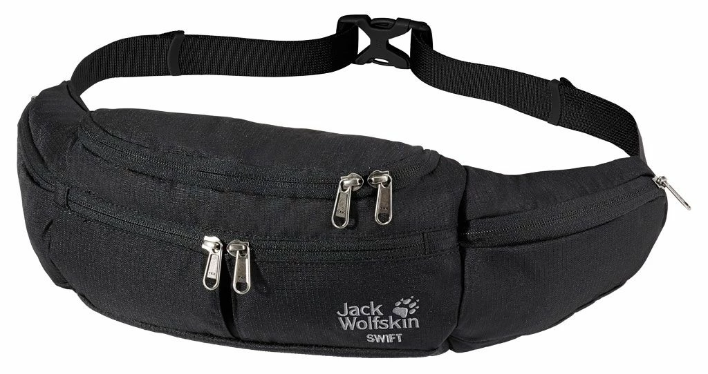 Jack Wolfskin Swift Bauchtasche (3L) Schwarz 3 Jack Wolfskin Swift Bauchtasche (3L) Schwarz