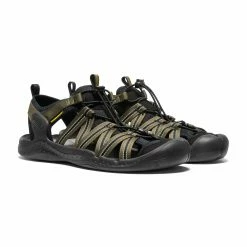 Keen Drift Creek H2 Sandale Herren Olivgrün - Schwarz