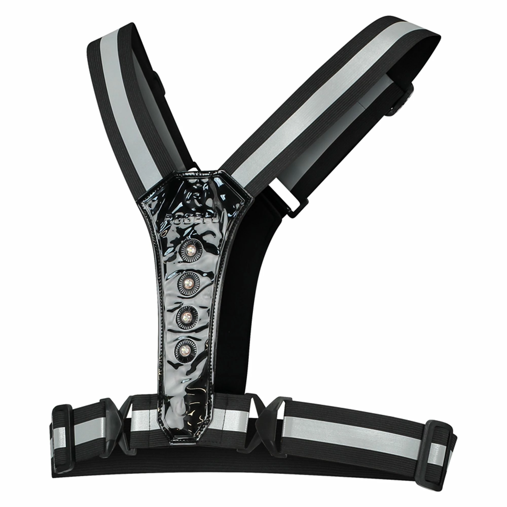 Rogelli LED Weste Schwarz 3 Rogelli LED Weste Schwarz