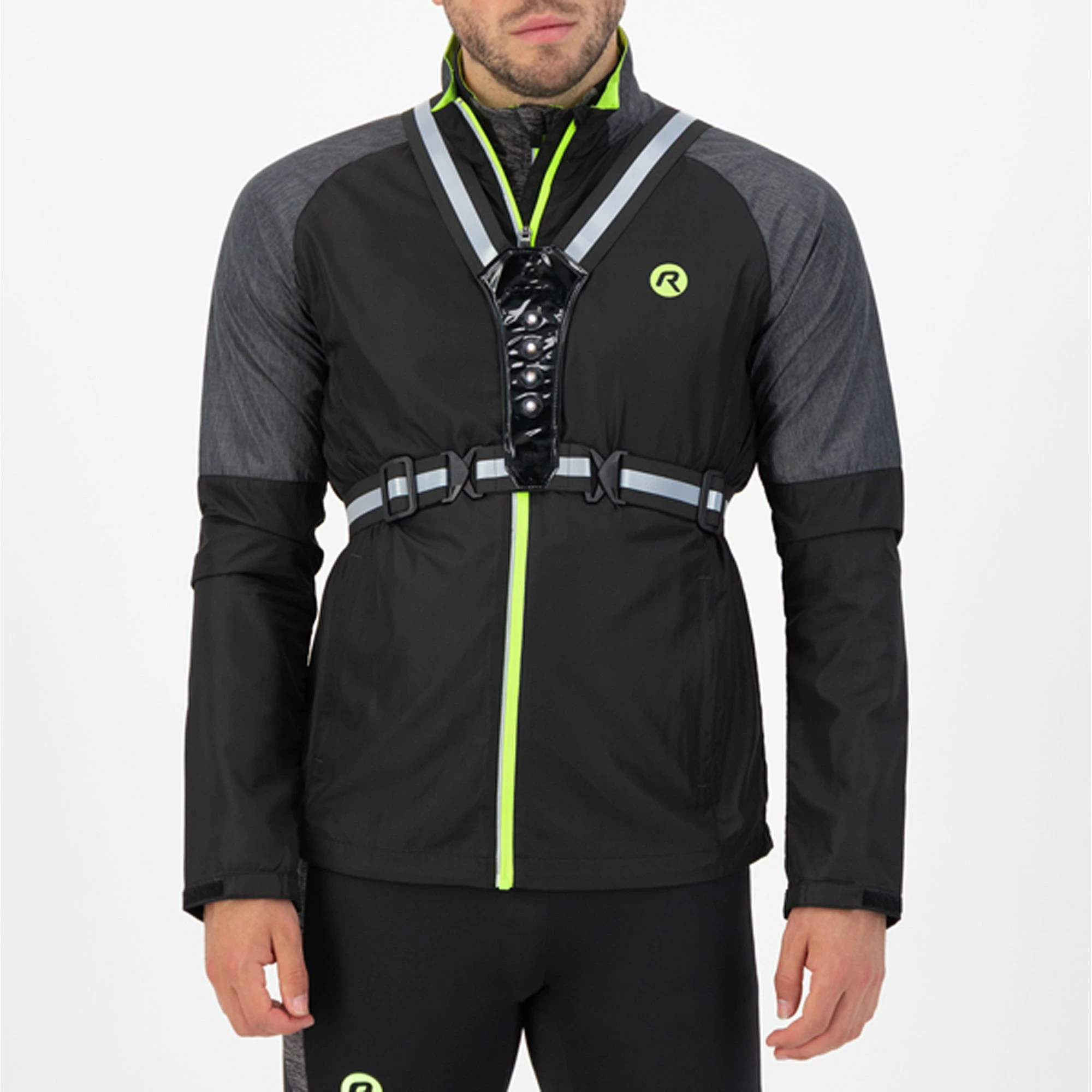 Rogelli LED Weste Schwarz 4 Rogelli LED Weste Schwarz – Bild 2