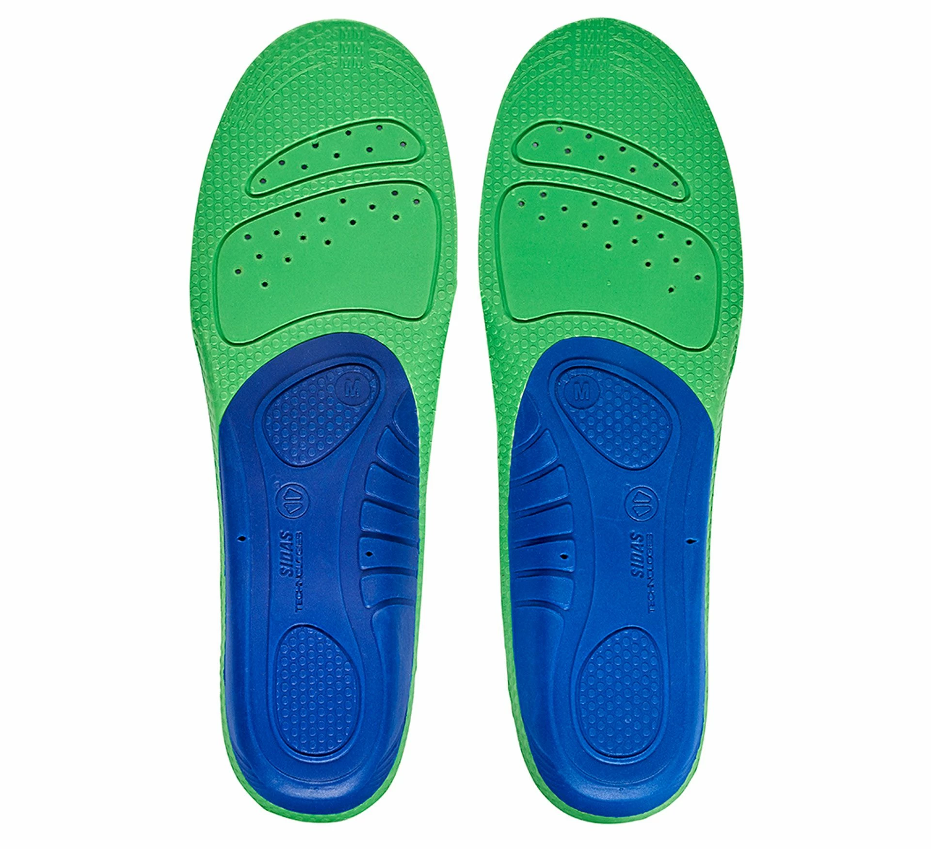 Sidas 3D Comfort Insoles Blau - Grün 4 Sidas 3D Comfort Insoles Blau - Grün – Bild 2