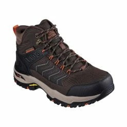 Skechers Arch Fit Dawson - Raveno Outdoorschuhe Herren Braun - Schwarz - Orange